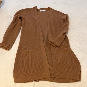 Old Navy Women's Tan Open-Front Cardigan